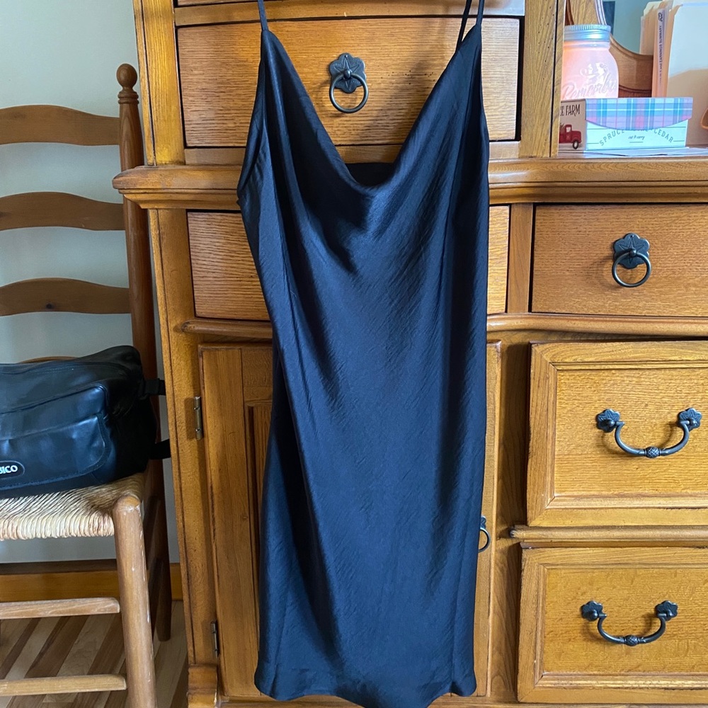 Cowl neck slip dress NWT